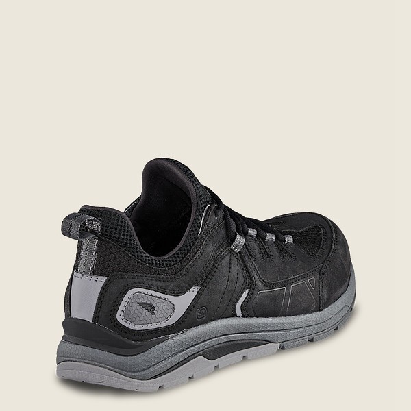 Red Wing Work Shoes Black/Grey - Mens Cooltech™ Athletics - Safety Toe - 2710-GASNL